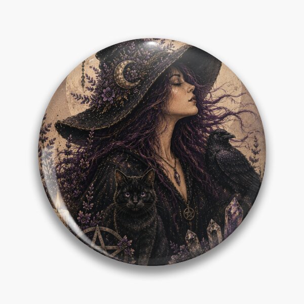 Item preview, Moody Vintage Witch designed and sold by Kjahli.