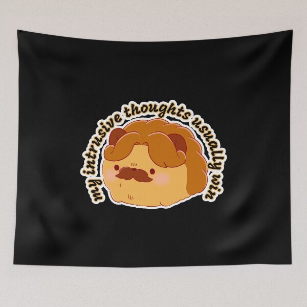 Item preview, Bartholomew Fuzzwhisk - my intrusive thoughts usually win designed and sold by Newdlebobs.
