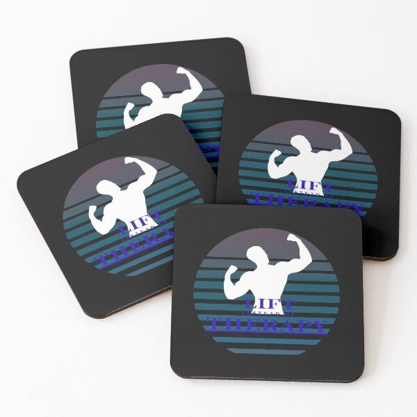 Item preview, Lift Instead Of Therapy – Funny Gym Workout Humor designed and sold by DreamLayerStudio.