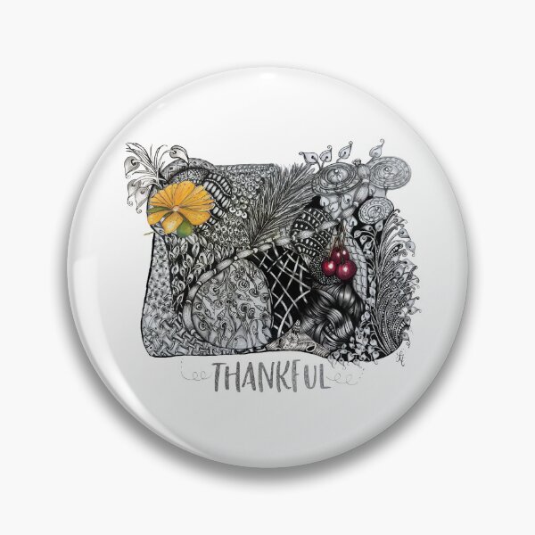Item preview, Grateful Zentangle Collage designed and sold by LorieFossaArt.