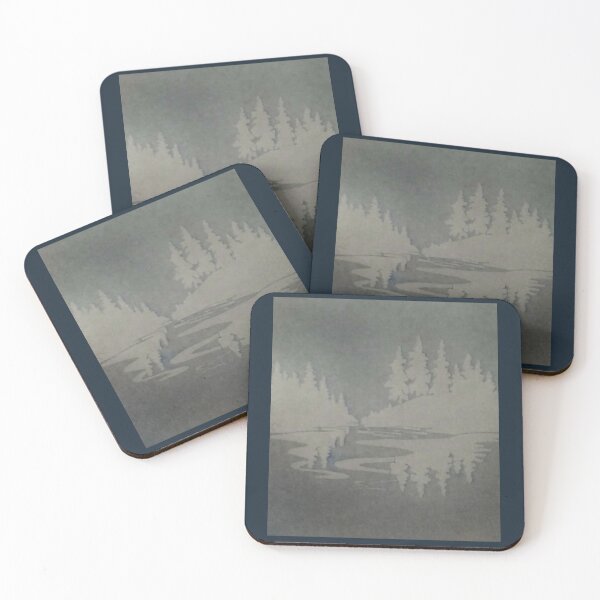 Item preview, The Great Outdoors in Cyanotype  designed and sold by Limitless canvas .
