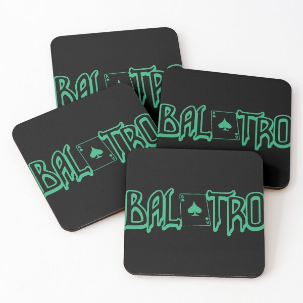 Item preview, Balatro Logo Flat Green designed and sold by BubblePopRed.