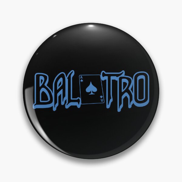 Item preview, Balatro Logo Flat Blue designed and sold by BubblePopRed.