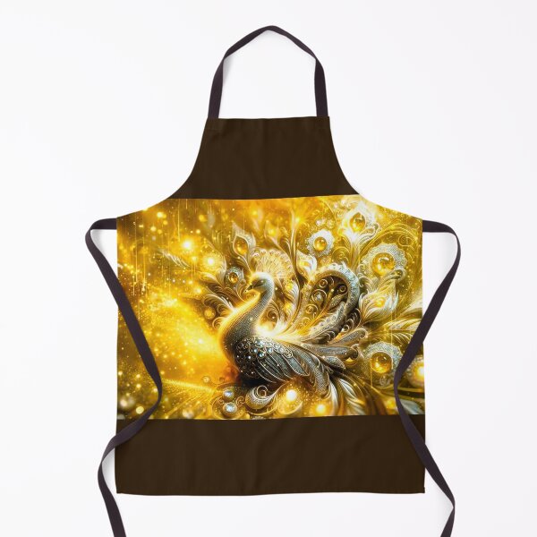 Item preview, gold peacock designed and sold by ritusdesigns.