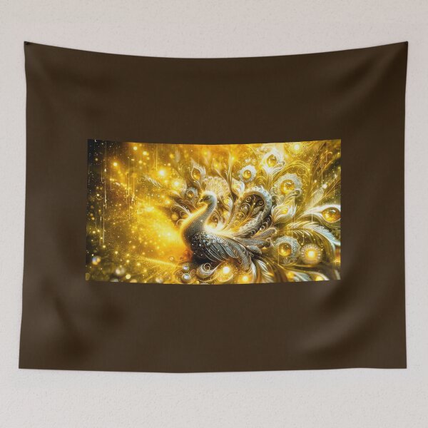 Item preview, gold peacock  designed and sold by ritusdesigns.