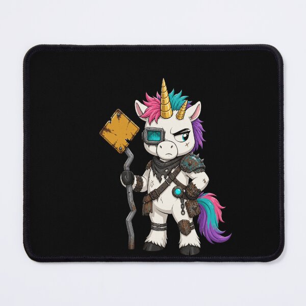 Item preview, Unhinged Unicorn Wasteland Warrior Funny Apocalypse Humor designed and sold by BoyleDesignShop.