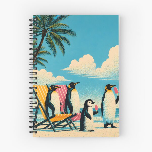 Item preview, Funny Penguin Beach designed and sold by HesselKelvin.