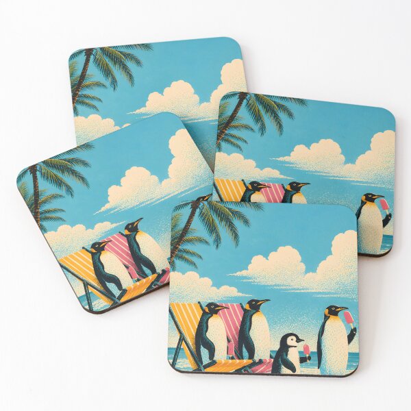 Item preview, Funny Penguin Beach designed and sold by HesselKelvin.