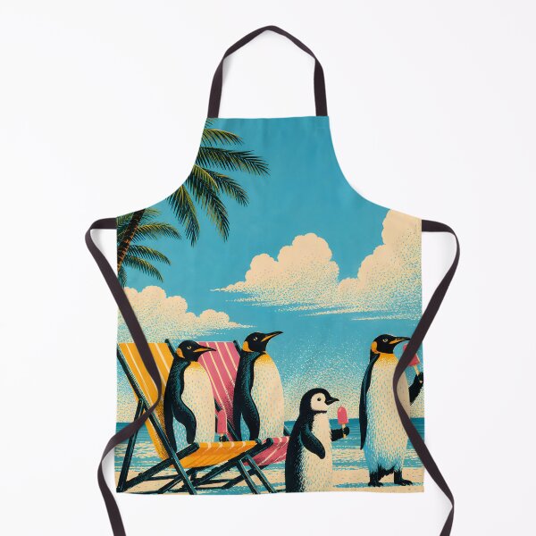 Item preview, Funny Penguin Beach designed and sold by HesselKelvin.