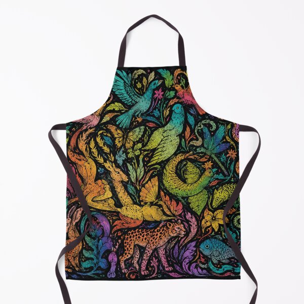 Item preview, Psychedelic Wildlife Backpack – Colorful Retro Nature Animal Design designed and sold by FreeArt2.