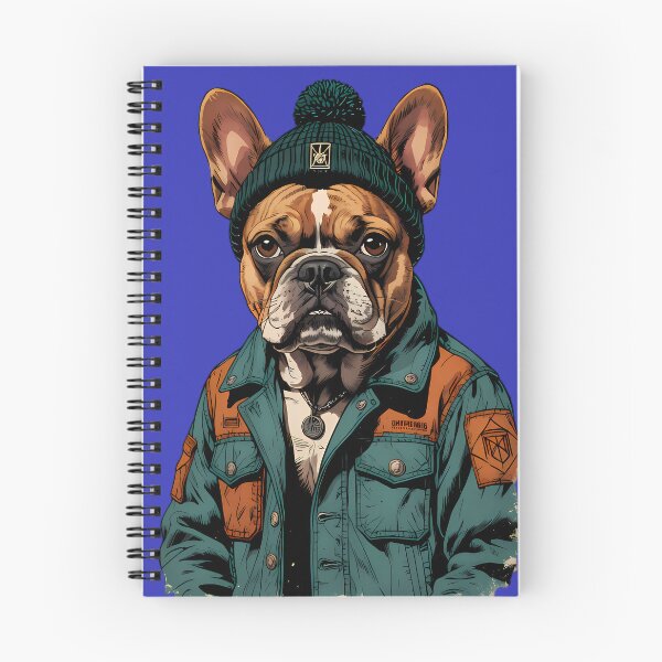Item preview, Hipster French Bulldog in Beanie designed and sold by Structure-Blue.