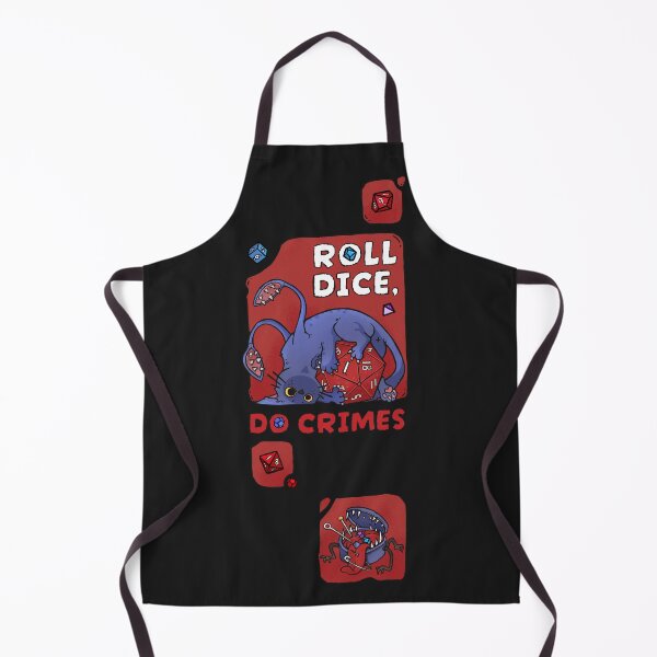 Item preview, Roll Dice Do Crimes | Cute Displacer Kitty D&D Dice Goblin designed and sold by keyvei.