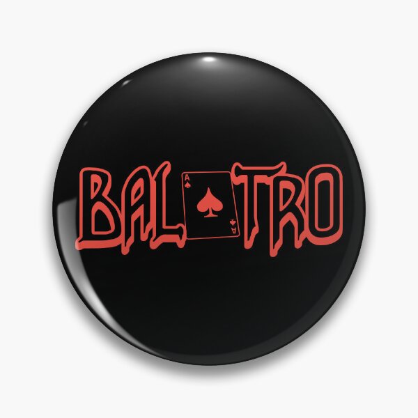Item preview, Balatro Logo Flat Red designed and sold by BubblePopRed.