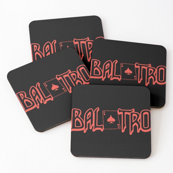 Item preview, Balatro Logo Flat Red designed and sold by BubblePopRed.