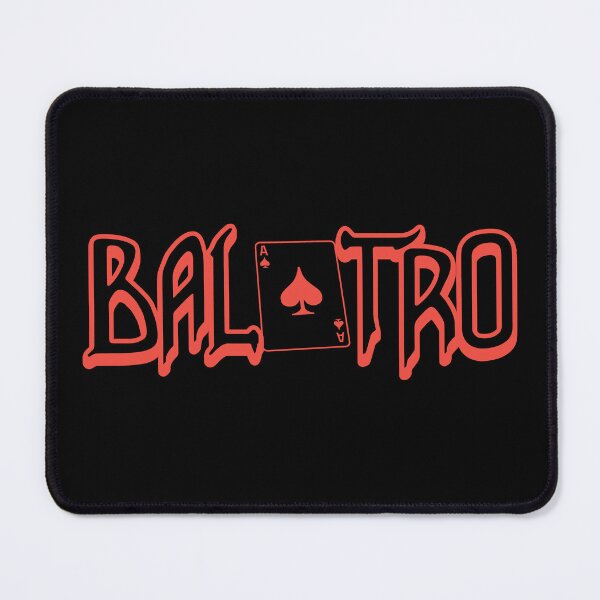 Item preview, Balatro Logo Flat Red designed and sold by BubblePopRed.