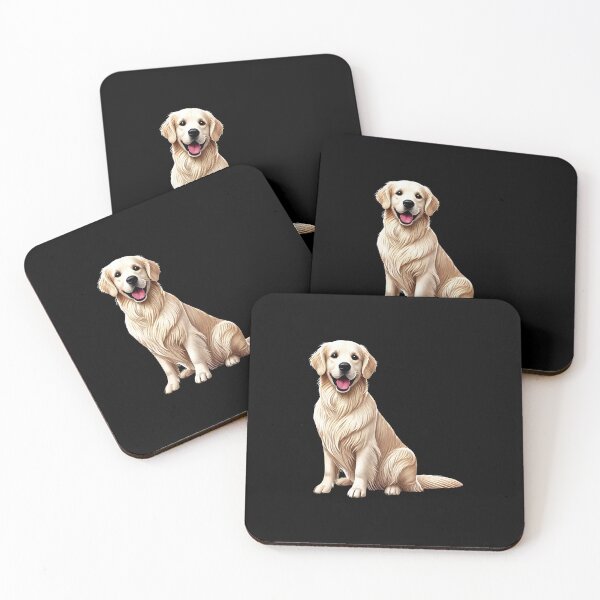 Item preview, Happy Golden Retriever Dog Portrait designed and sold by Dmo3HarkoArt.