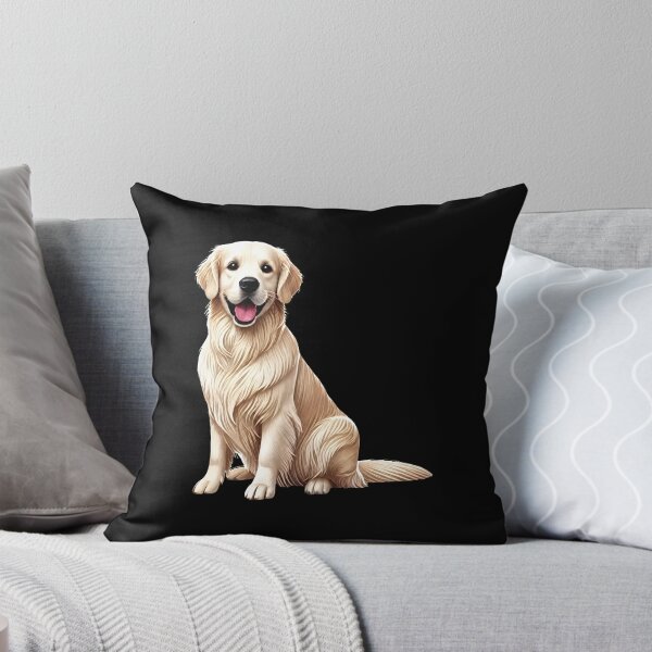 Item preview, Happy Golden Retriever Dog Portrait designed and sold by Dmo3HarkoArt.
