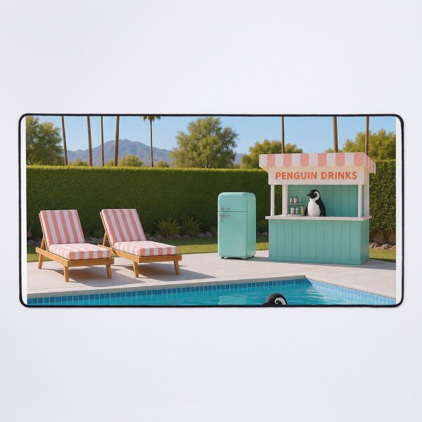 Item preview, Penguin Poolside designed and sold by HesselKelvin.