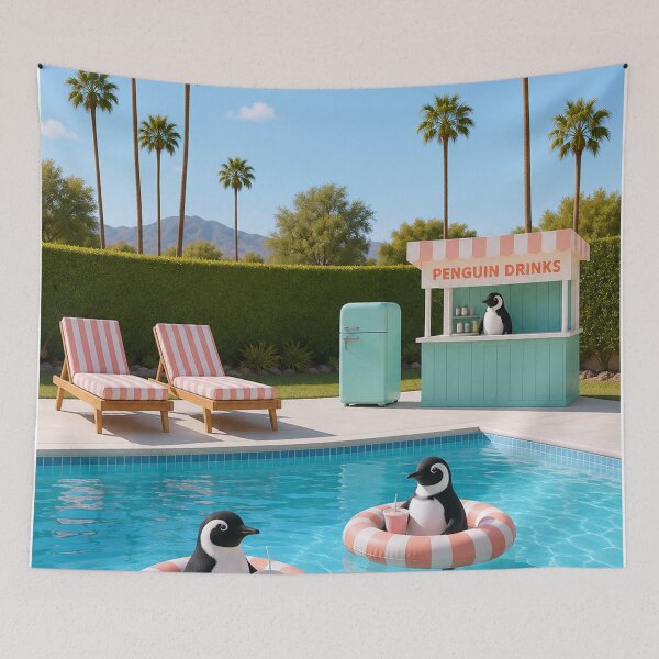Item preview, Penguin Poolside designed and sold by HesselKelvin.