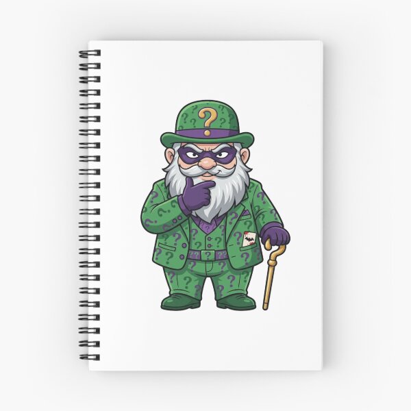 Item preview, Enigmatic Riddler Comic Book Garden Gnome designed and sold by Bad-Decisions-Designs.