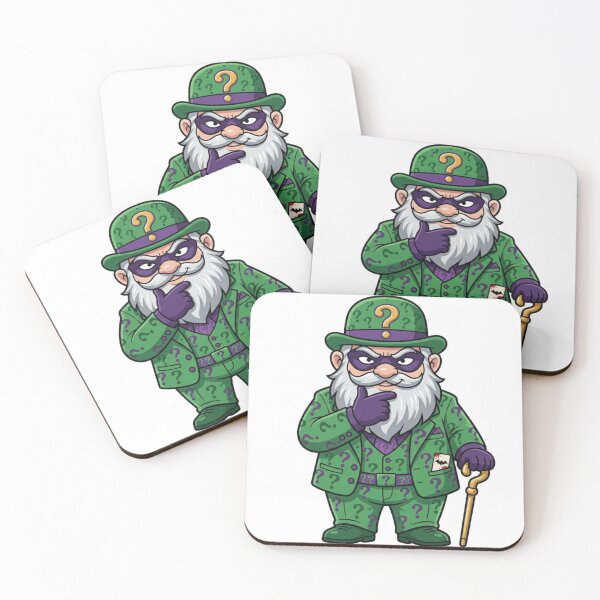 Item preview, Enigmatic Riddler Comic Book Garden Gnome designed and sold by Bad-Decisions-Designs.