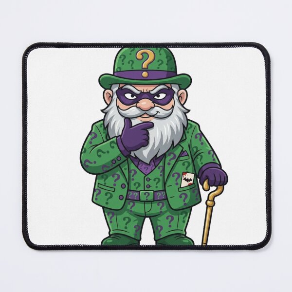 Item preview, Enigmatic Riddler Comic Book Garden Gnome designed and sold by Bad-Decisions-Designs.