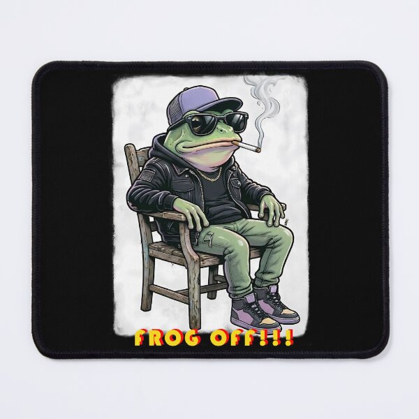 Item preview, Badass Streetwear Frog Off Dark Noir Edition designed and sold by Edwere.