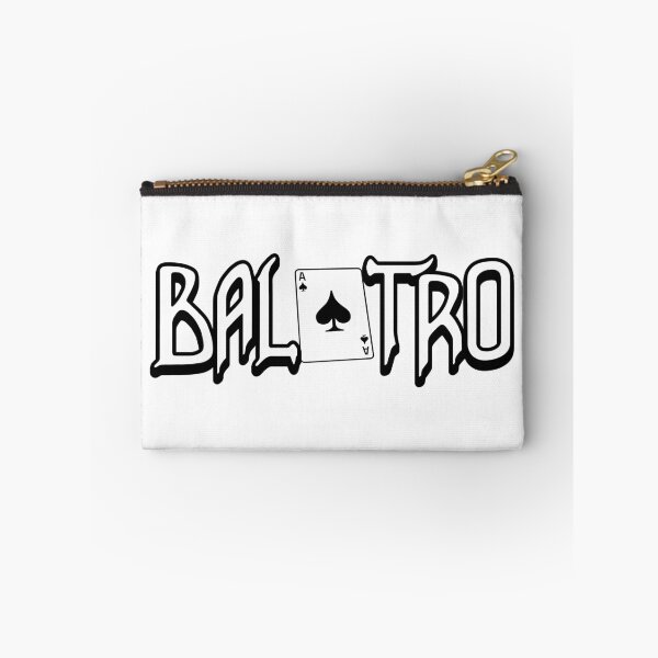 Item preview, Balatro Logo Flat Black designed and sold by BubblePopRed.