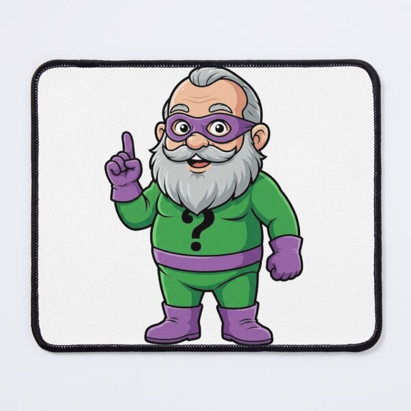 Item preview, Classic 1966 Riddler TV Show Garden Gnome designed and sold by Bad-Decisions-Designs.