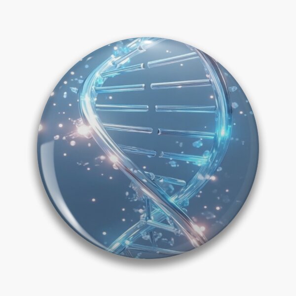 Item preview, Luminous DNA Helix in Blue designed and sold by ClarityPulse Studio.