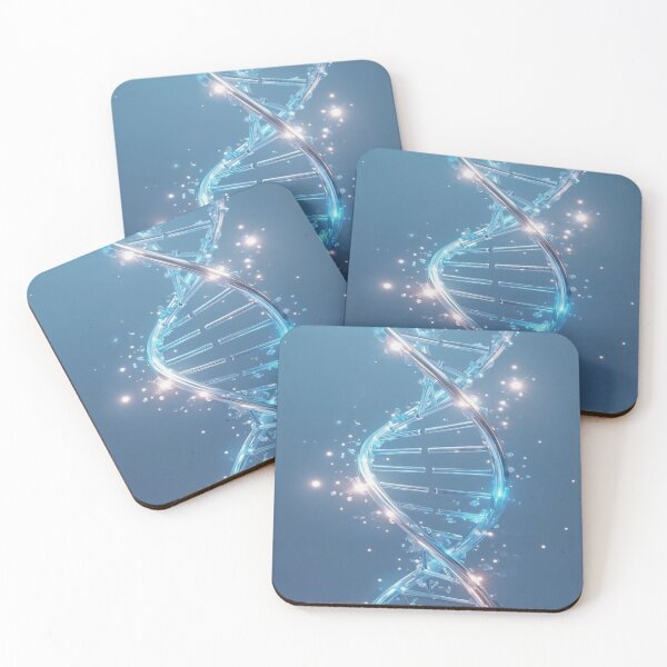 Item preview, Luminous DNA Helix in Blue designed and sold by ClarityPulse Studio.