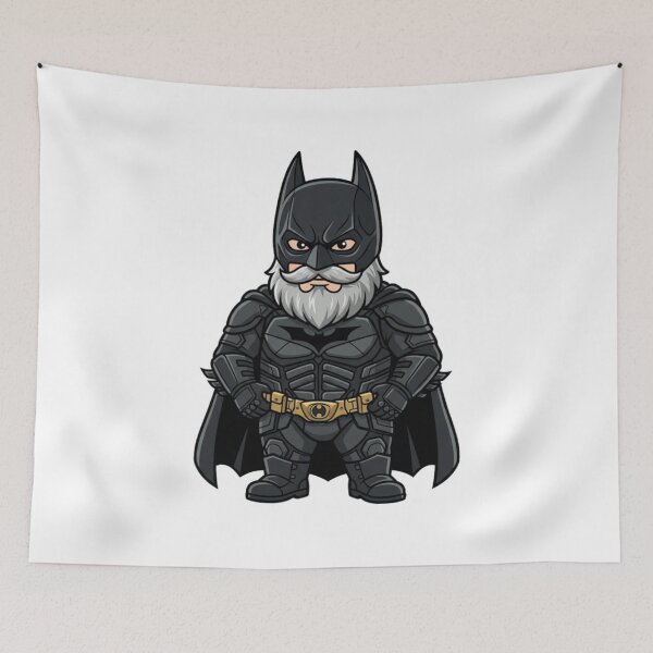 Item preview, The Dark Knight Defender Garden Gnome designed and sold by Bad-Decisions-Designs.