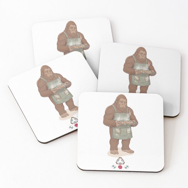 Item preview, Baking Bigfoot with Freshly Baked Chocolate Chip Cookies designed and sold by Whimsy Trail Co.