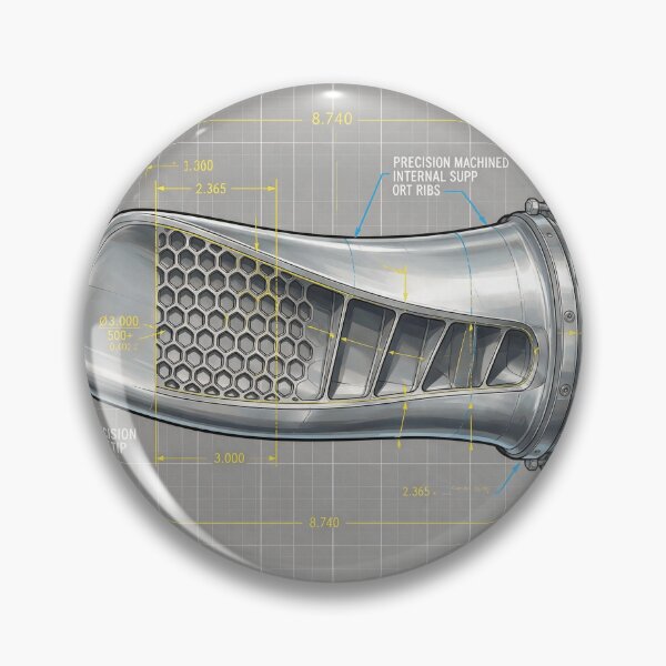 Item preview, Turbine Blade Blueprint with the text “POWER IN MOTION” designed and sold by DVerse Studio.
