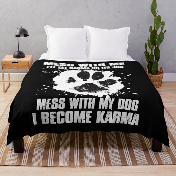 Item preview, Mess With My Dog I Become Karma Paw Print designed and sold by Dmo3HarkoArt.