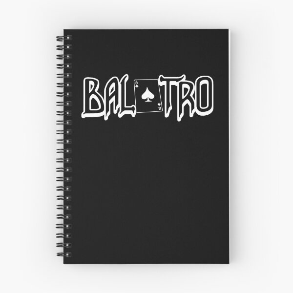 Item preview, Balatro Logo Flat White designed and sold by BubblePopRed.