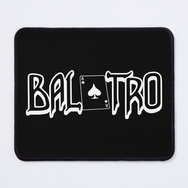 Item preview, Balatro Logo Flat White designed and sold by BubblePopRed.