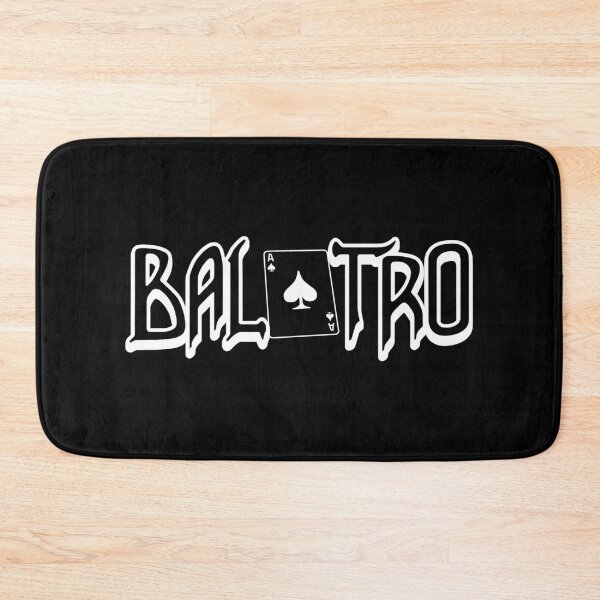 Item preview, Balatro Logo Flat White designed and sold by BubblePopRed.