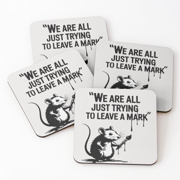 Item preview, Banksy Rat - We are all just trying to leave a mark designed and sold by 123ks.