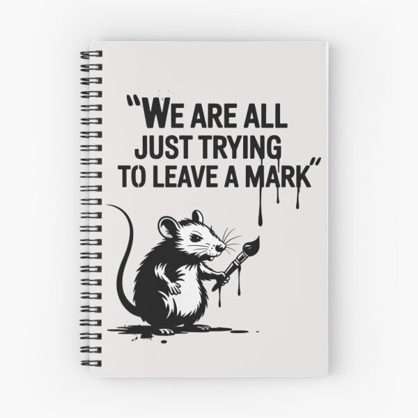 Item preview, Banksy Rat - We are all just trying to leave a mark designed and sold by 123ks.