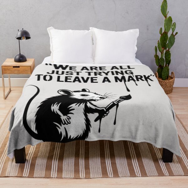 Item preview, Banksy Rat - We are all just trying to leave a mark designed and sold by 123ks.