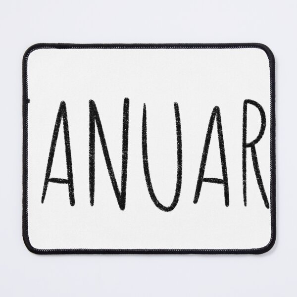 Item preview, Cute January Hand Lettered Typography Handwritten Monthly Artwork designed and sold by somimalikkk.