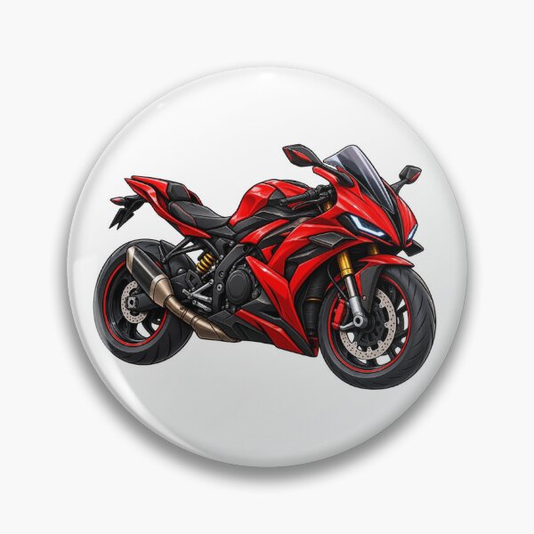 Item preview, Red Superbike – Futuristic Racing Motorcycle T-Shirt designed and sold by LarkLeaf.