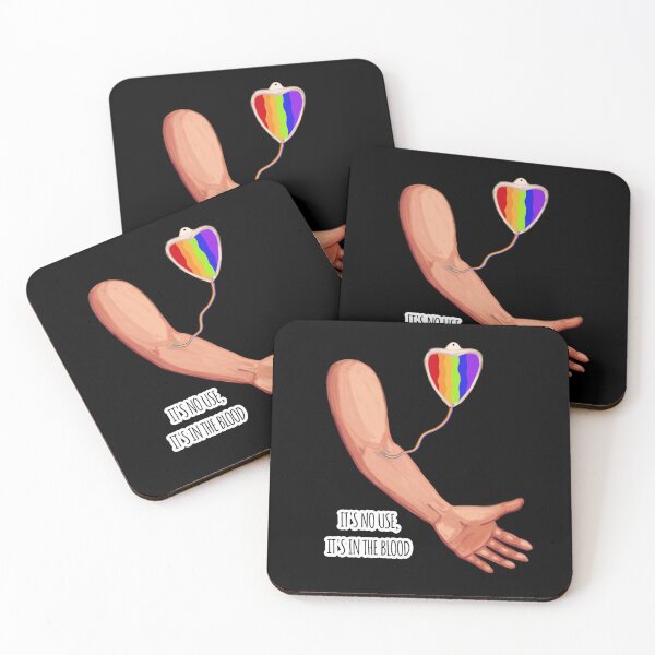 Item preview, It's no use, it's in the blood lgbt designed and sold by Juntixfae.
