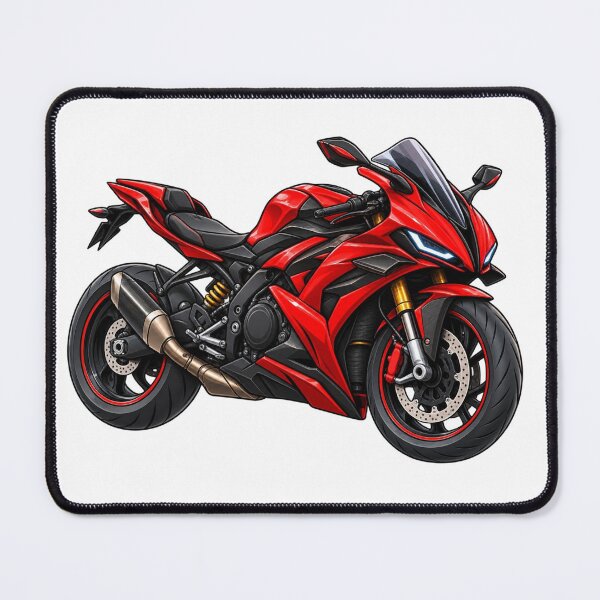 Item preview, Red Superbike – Futuristic Racing Motorcycle T-Shirt designed and sold by LarkLeaf.