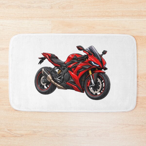 Item preview, Red Superbike – Futuristic Racing Motorcycle T-Shirt designed and sold by LarkLeaf.