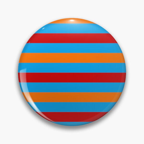 Item preview, Red And Orange Stripes Design Blue  designed and sold by PatternTitan.