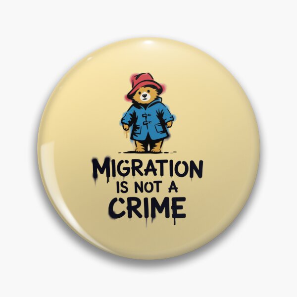 Item preview, Banksy - Migration is not a crime designed and sold by 123ks.