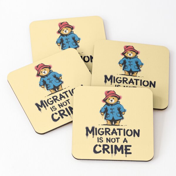Item preview, Banksy - Migration is not a crime designed and sold by 123ks.
