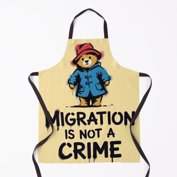 Item preview, Banksy - Migration is not a crime designed and sold by 123ks.